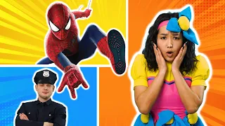 Itsy Bitsy Spider-Man and More Superheroes Song | Kids Songs and Nursery Rhymes