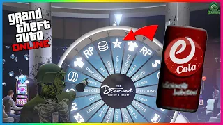 WINNING RARE MYSTERY PRIZE! - 1 eCOLA!!! - Lucky Wheel Spin Glitch | GTA Online 🥤