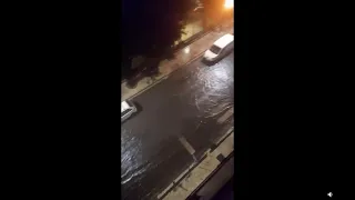 Chuva intensa provoca inundações em Braga