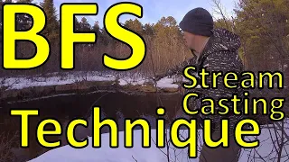 BFS Academy: How to Bait Finesse Cast Light Lures in Stream (BFS Trout Fishing)