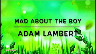 Mad About The Boy- Adam Lambert (Lyrics)#lyrics #adamlambert #madabouttheboy #aidababes#adamlambert