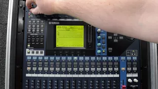 How to set the gain on a Yamaha 01V96 Mixer