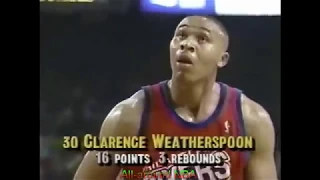 Clarence Weatherspoon 21 Points @ Chicago Bulls, 1992-93.