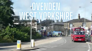 Driving Around Ovenden Calderdale West Yorkshire United Kingdom