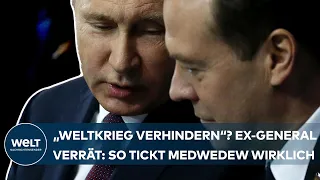 PUTINS KRIEG: "Dritten Weltkrieg verhindern"? General a.D. verrät - So tickt Medwedew wirklich