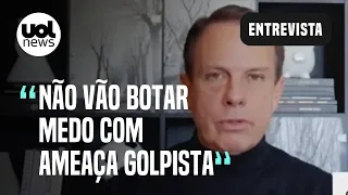 Doria: 'Braga Netto reverbera o que Bolsonaro já disse, os dois estão errados'