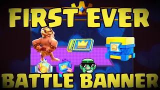 FIRST EVER BATTLE BANNER 😲 CLASH ROYALE - SUMMER UPDATE 2022!