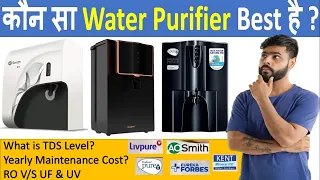 Best Water Purifier 2024 | Top 6 Best Water Purifier For Home | Water Purifier Buying Guide RO & UV