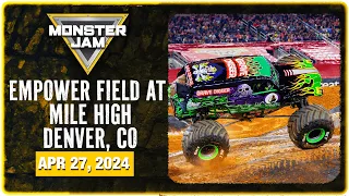 LIVE: Monster Jam Denver, CO (Full Event) | April 27, 2024 | Stadium Series East