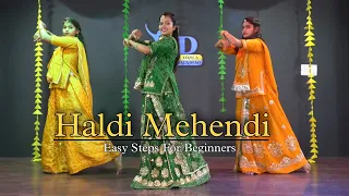 Haldi-Mehendi Dance Mashup part-1 | Wedding Choreography | Easy Steps | Sisters Performance 2022