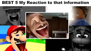 BEST 5 My reaction to that information (Animations)