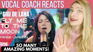 Vocal Coach Reacts: Gigi De Lana 'Fly Me To The Moon' Frank Sinatra Cover Live!