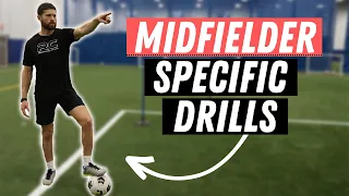 Midfielder Specific Drills - Individual Midfielder Training