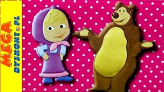 Masha and the Bear - Z Zestawem Kreatywnym Lepimy Maszę i Miszę! / Masha Dough Set - Simba