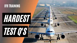 The Five Hardest IFR Test Questions | FAA Knowledge Test Prep