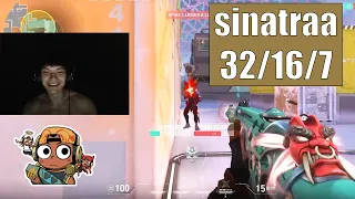 Sinatraa Carrying PROD In Radiant Ranked | On Raze | In Ice Box | VALORANT