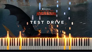 How to Train Your Dragon - Test Drive (Synthesia Tutorial)