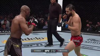 Kamaru Usman's EXPLOSIVE Takedown against Jorge Masvidal | Nigerian Nightmare