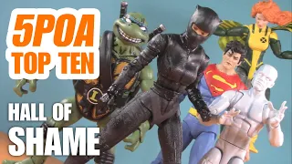 The WORST Action Figures of 2022?! DC Multiverse, Marvel Legends, and More! - 5POA TOP TEN