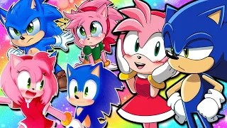 Sonic & Amy VS DeviantArt - Sonic Movie Edition