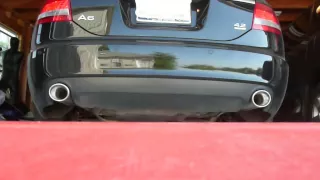 Audi A6 4.2 Exhaust Magnaflow Resonator Tips (Speakers Up!)