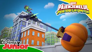 🎃 Operațiunea „dovleacul" | Păienjenelul Marvel și prietenii lui uimitori | Disney Junior România