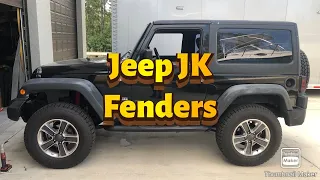 Remove and install Jeep JK fenders.