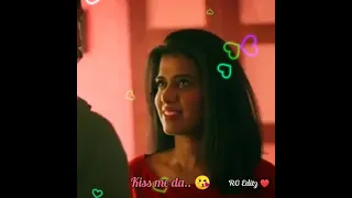 Funny Romantic scene | Kiss me da 😘 | Tamil | Short love status 🥰
