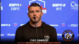 Chris Camozzi Talks About His Matchup Against PFL Champ Emiliano Sordi | PFL 2 Pre Fight Presser