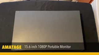 AMATAGE 15.6 inch 1080P Portable Monitor
