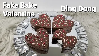 NEW* DOLLAR TREE DIY FAKE BAKE DING DONG VALENTINE CAKES ❤