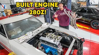 Assembling the Fully Built L28 280z! *ITBs & Header* | Rebuilding Abandoned 280z ep.2