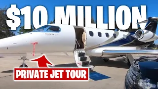 $10 Million Embraer Phenom 300E Private Jet Tour