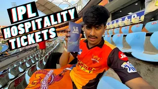 What’s inside HOSPITALITY ENVELOPE | BEST SEATS in the stadium 🤩 | SRH 🥲😭 | WARNER ❤️‍🔥