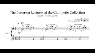 Alexandre Desplat–The French Dispatch–The Berensen Lectures... (Transcription)