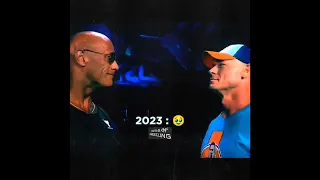 John Cena & The Rock | Then vs Now | Edit by @WARLD_of_WRESTLING