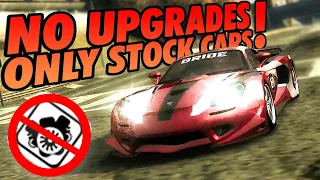 Can you beat NFS Most Wanted in STOCK Cars only? | KuruHS