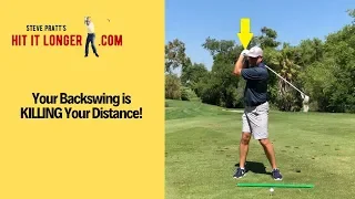 How Your Backswing Kills Your Driving Distance