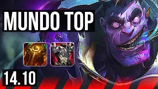 DR. MUNDO vs TRYNDAMERE (TOP) | 600+ games, Dominating | KR Diamond | 14.10