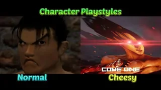 Tekken Normal VS Cheesy Playstyles Pt.2 (Jin & Devil Jin)