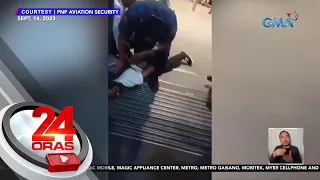 Amerikanong nanakit ng mga gwardiya matapos harangin sa NAIA, arestado | 24 Oras