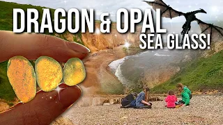 Found! Super Rare DRAGON EGGS & Opal Glass! (Beachcombing in North East England)