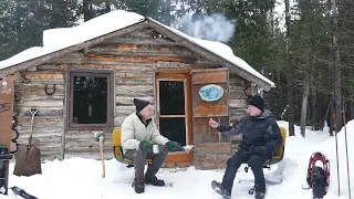 The Jim and Martin Show #222 Martin's Old Off Grid Log Cabin