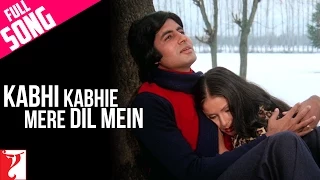 Kabhi Kabhie Mere Dil Mein - Male  | Full Song | Kabhi Kabhie | Amitabh Bachchan | Rakhee
