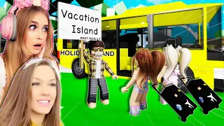 We ACCIDENTALLY Got Onto The *WRONG BUS* in BROOKHAVEN with IAMSANNA (Roblox Roleplay)