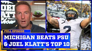 Michigan takes down Penn St without Harbaugh, Jimbo is out at Texas A&M and Klatt’s Top 10 Rankings