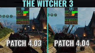 The Witcher 3 - Patch 4.04 - RTX 3070 - Ryzen 5 3600 - Benchmark - 1440p