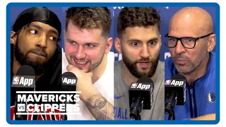 Luka Doncic, Maxi Kleber, Derrick Jones Jr., Jason Kidd | Mavs-Clippers Game 5 postgame interviews