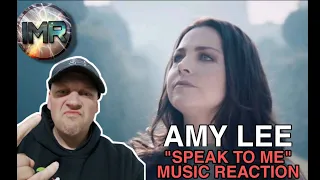 GOOSEBUMPS !! Amy Lee Reaction - SPEAK TO ME | FIRST TIME REACTION TO