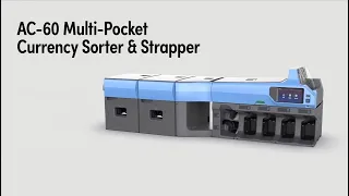 AC 60 Multi-Pocket Currency Sorter & Strapper